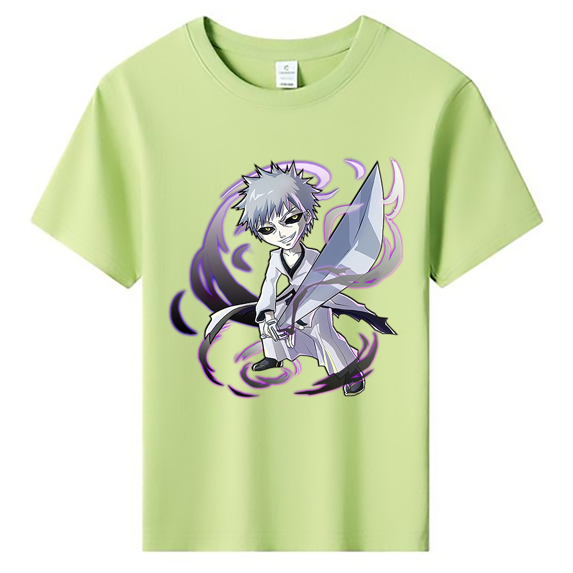 （画像用） ブリーチ 黒崎一護（くろさき いちご）BLEACH Kurosaki Ichigo 綿100％キッズTシャツ（フロントプリント）